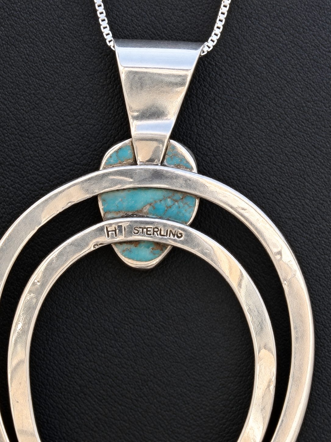 Herbert Tsosie Native American Handmade, Golden Hills Naja Sterling Silver Necklace