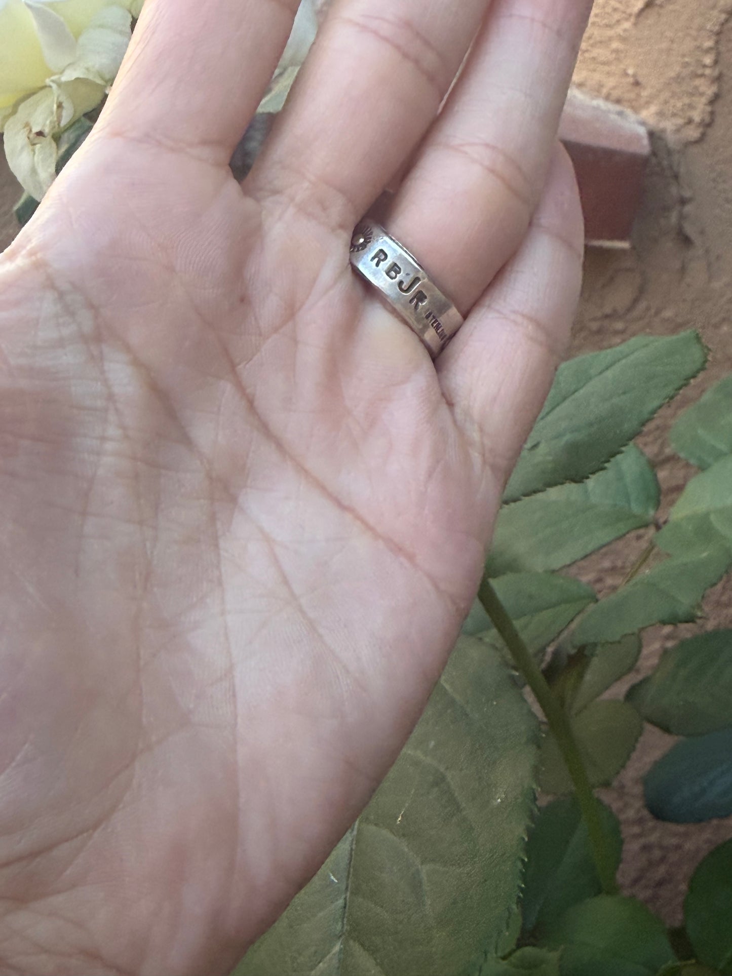 Ntive American Concho Adjustable sterling sillver Ring