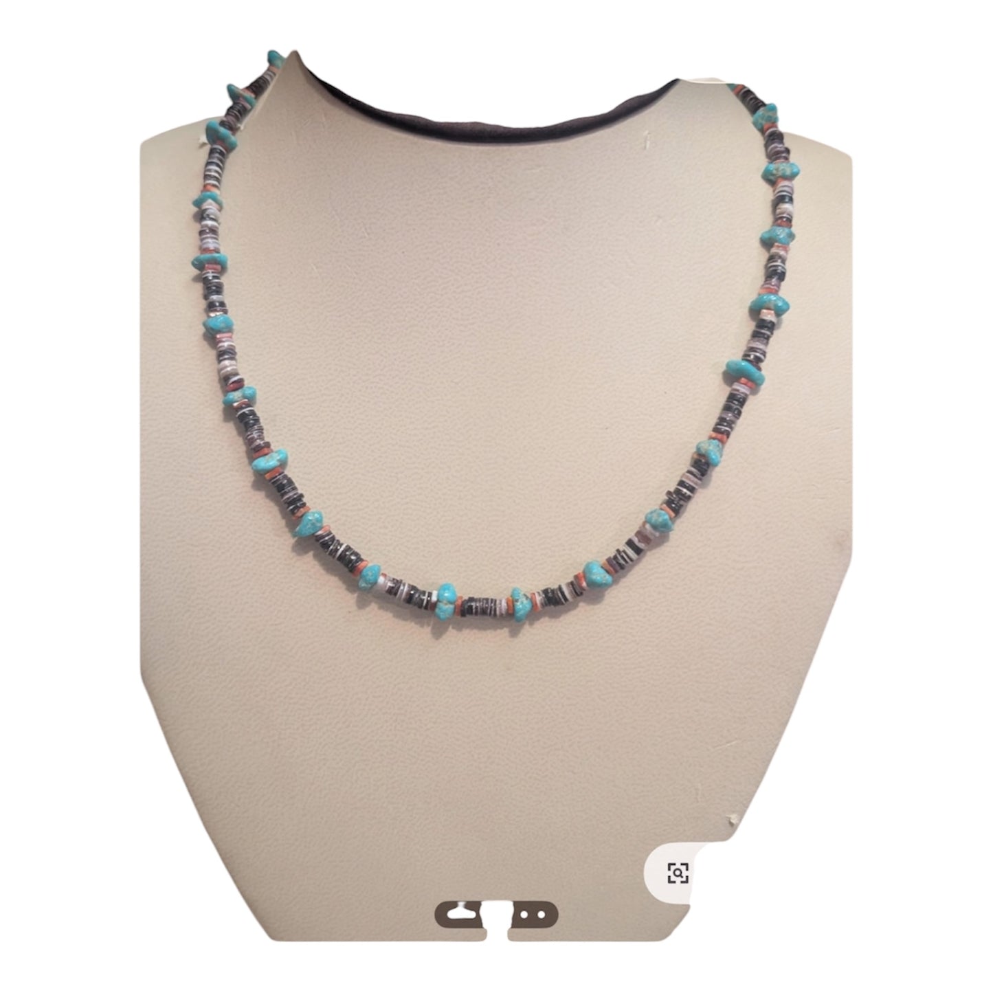 Navajo Natural Kingman single strand Necklace
