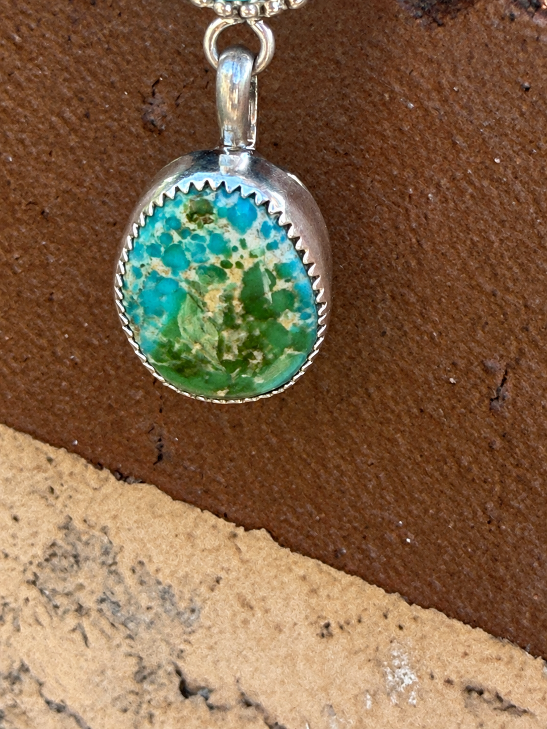 Jennifer Begay Native American Handmade 26” Sierra Bella Lariat Sterling Silver