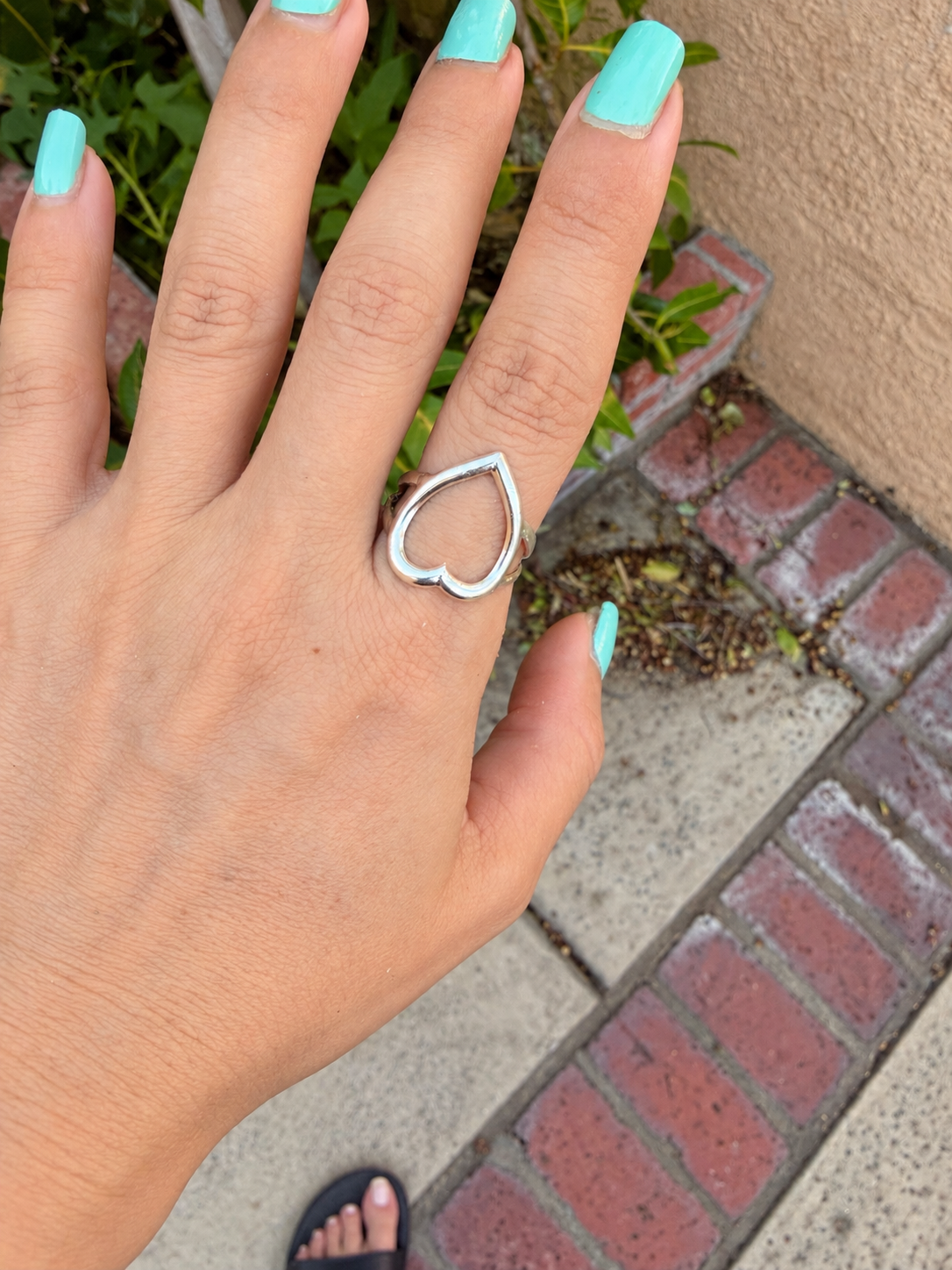 Freddy Platero Heart Ring Size 10