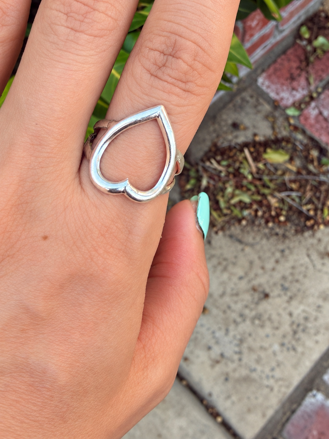 Freddy Platero Heart Ring Size 10