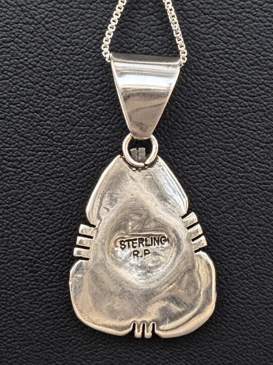 Native American Handmade mine “8 & Sterling Silver