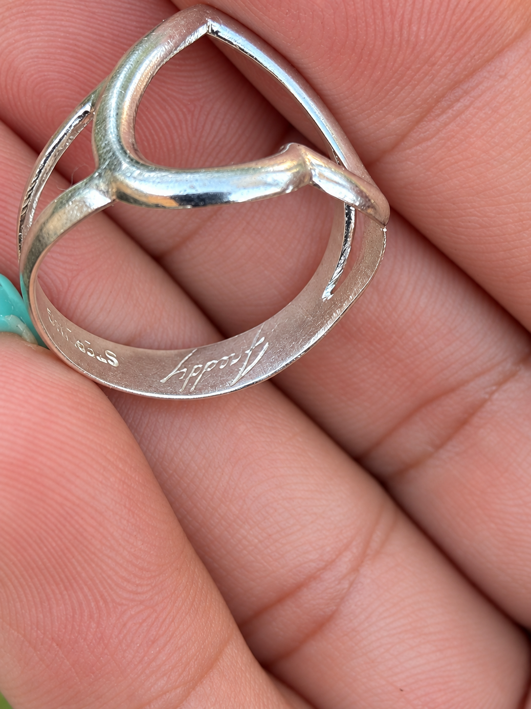 Freddy Platero Heart Ring Size 10