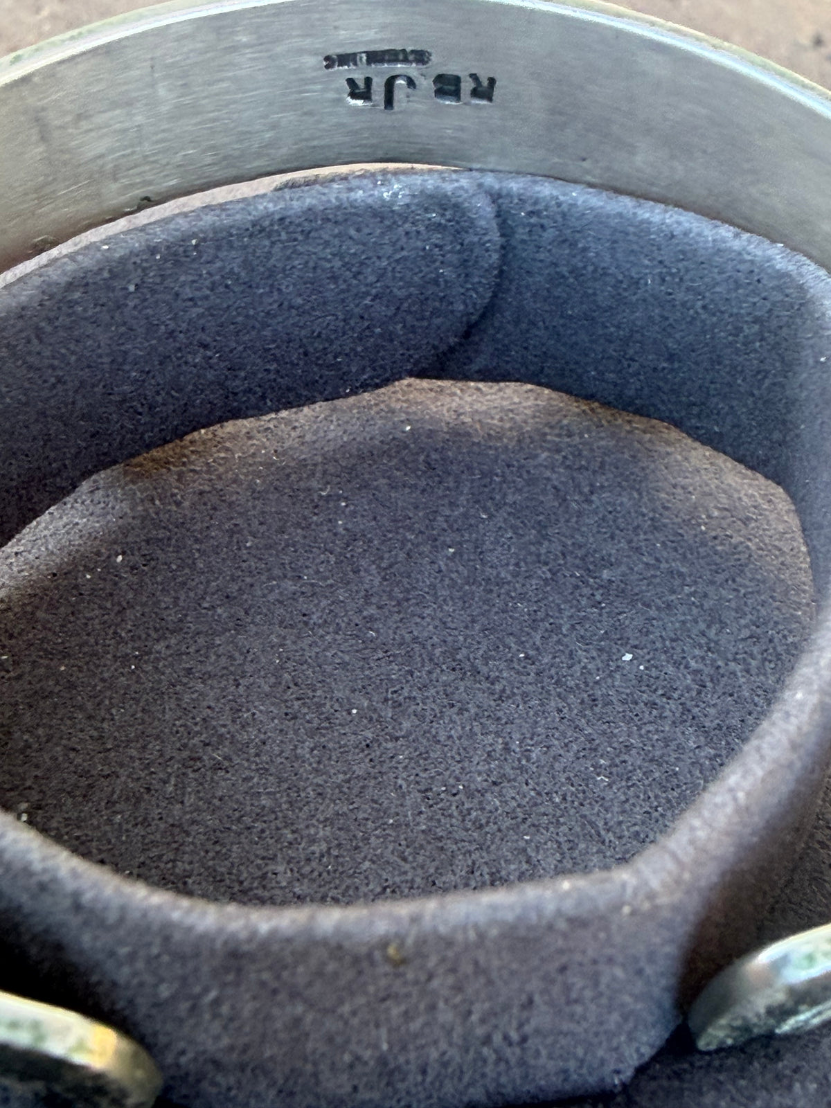 Native American, Handmade, Stamp Sterling silver Cuff